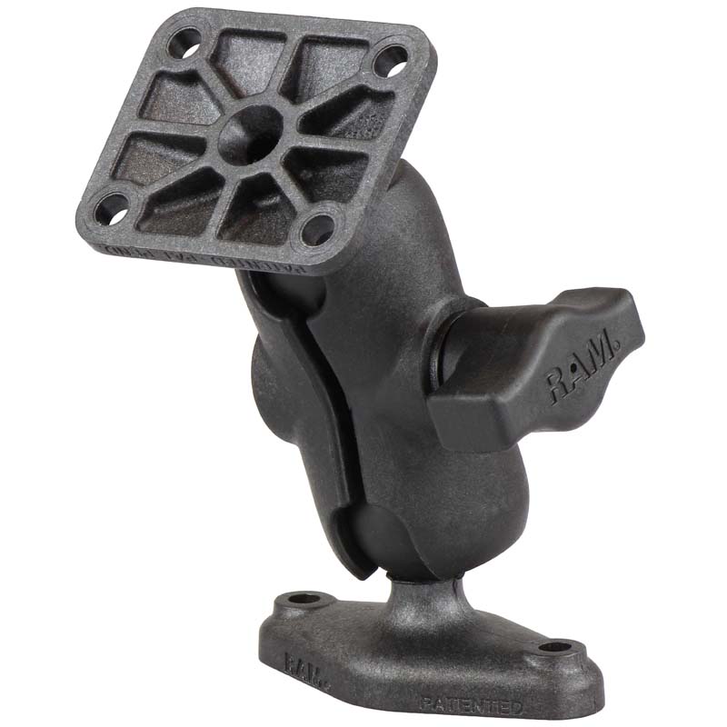 RAM composite dubbele bal mount met diamant amps plates - RAM Mounts RAP-B-238-A-347U