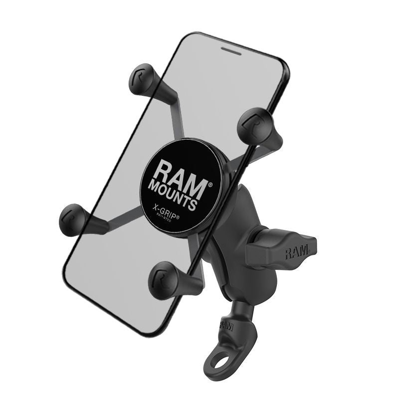 RAM X-Grip® Telefoonhouder met 9 mm Schuine Boutkop Adapter - Composiet - RAM Mounts RAP-B-272-A-UN7U afbeelding 1