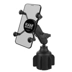 RAM X-Grip® Telefoonhouder met RAM Stubby™ Cup Holder Base - RAM Mounts RAP-B-299-4-UN7U afbeelding 1