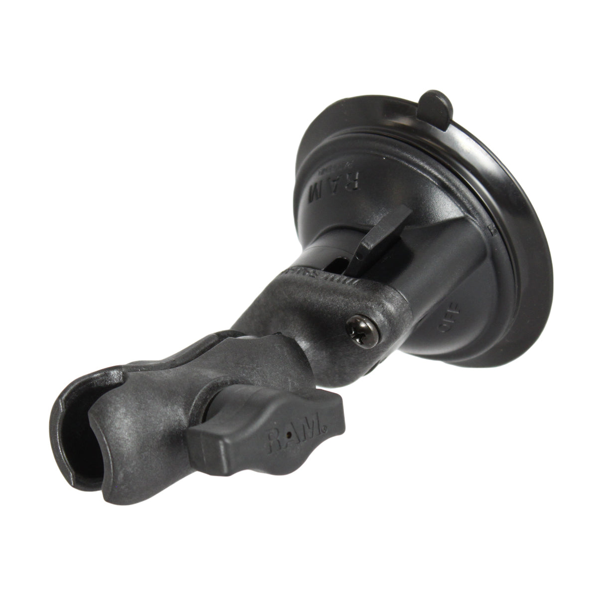 RAM Twist-Lock™ Composite Zuigvoet met Dubbele Socket Arm - RAM Mounts RAP-B-322U afbeelding 1