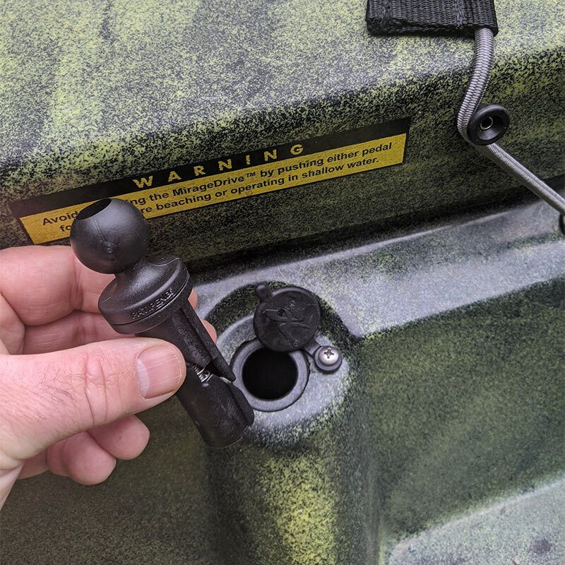 RAM Wig Bal Adapter voor Scotty en Hobie Sail Port Base - B Maat - RAM Mounts RAP-B-354U afbeelding 2