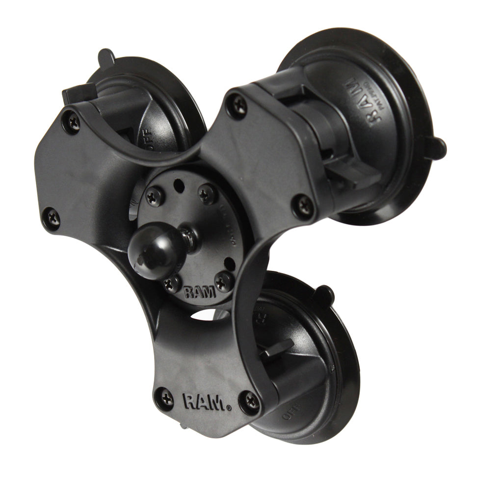 RAM twist locktrade triple zuignap kogel basis b maat - RAM Mounts RAP-B-365-224-1U