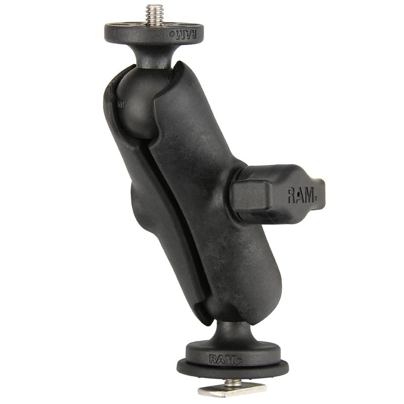 RAM Track Kogel™ Montage met 1/4"-20 Actie Camera Adapter - RAM Mounts RAP-B-366-153-354-TRA1U afbeelding 1