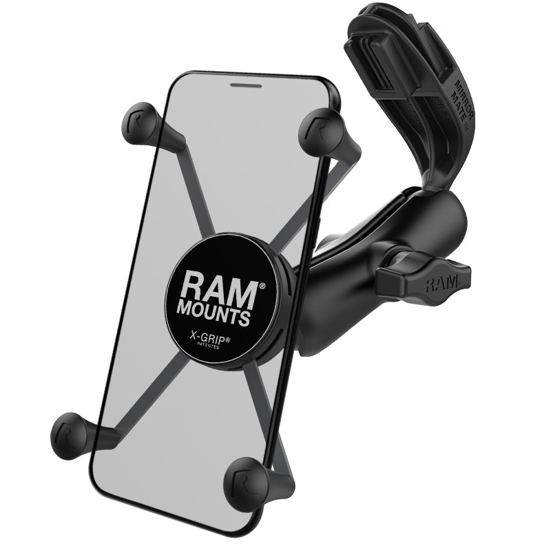 RAM X-Grip grote telefoonhouder met RAM mirror mate voor sprinter van - RAM Mounts RAP-B-369C-UN10BU