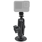 RAM flex zelfklevende dubbele kogel montage met actie camera adapter - RAM Mounts RAP-B-378-202U-GOP1