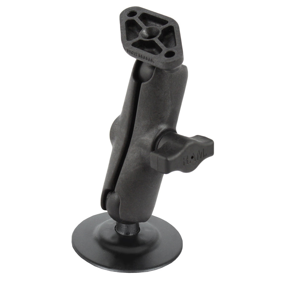 RAM flex zelfklevende dubbele bal montage met diamond plate b maat medium - RAM Mounts RAP-B-378-238U