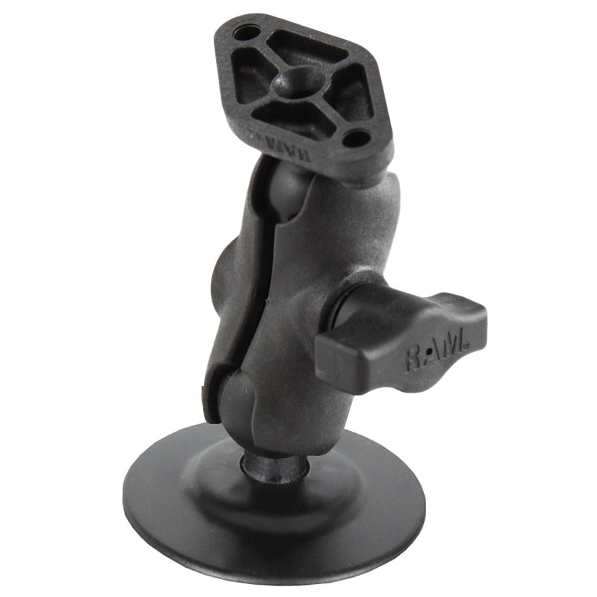 RAM flex zelfklevende dubbele bal montage met diamantplaat b maat kort - RAM Mounts RAP-B-378-A-238U