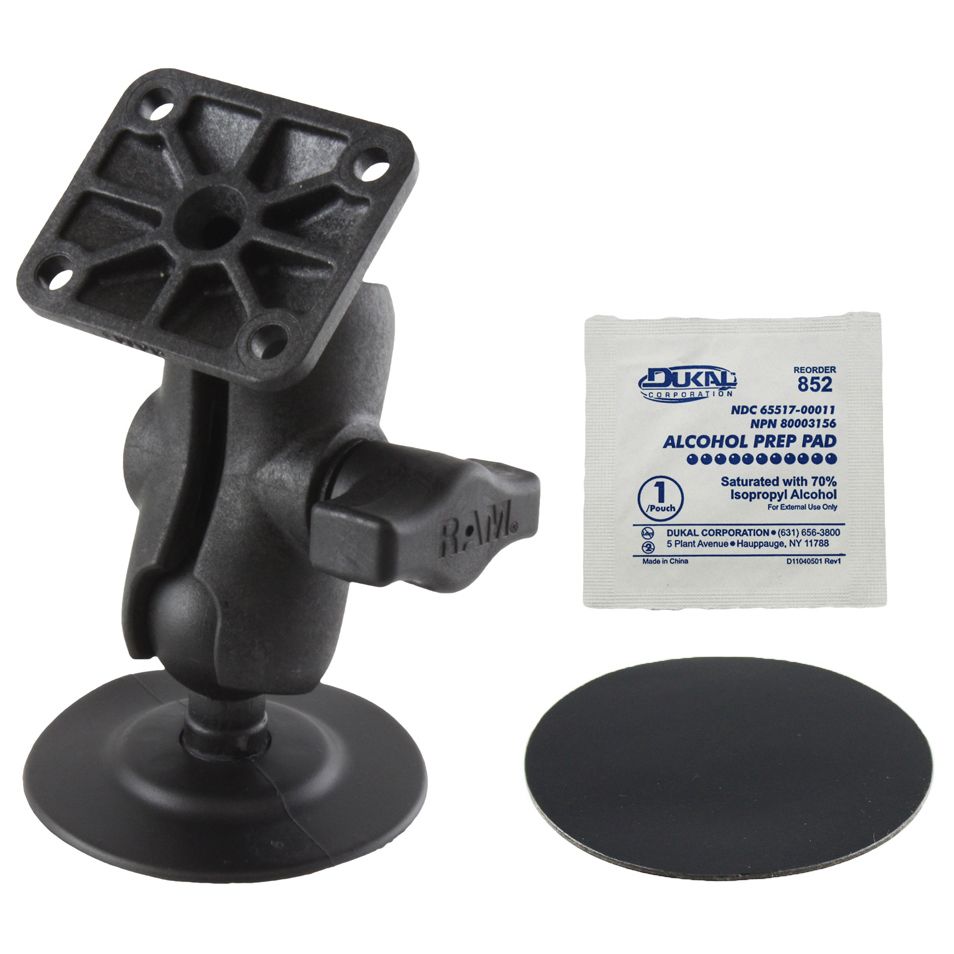 RAM Flex Zelfklevende Dubbele Bal Montage met AMPS Plaat - RAM Mounts RAP-B-378-A-347U afbeelding 1