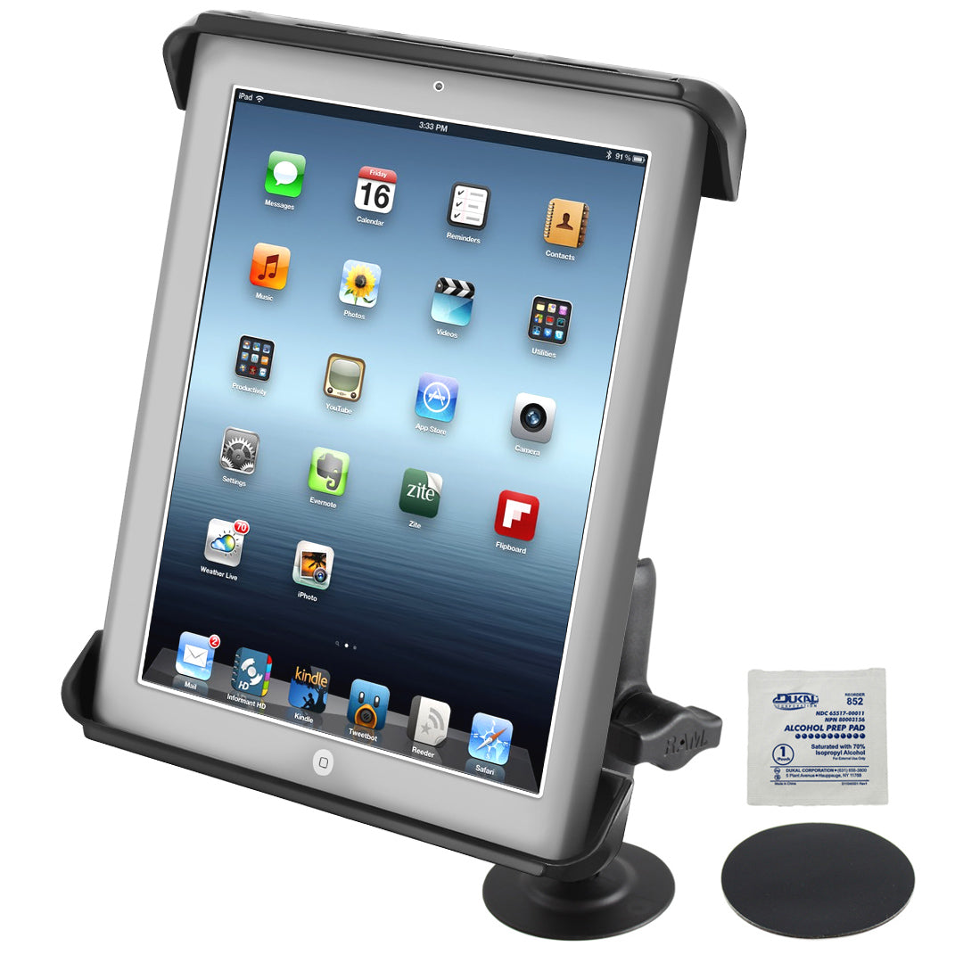 RAM Tab-Tite™ Montage met Flex Lijmvoet voor Grote Tablets - RAM Mounts RAP-B-378-TAB-LG afbeelding 1