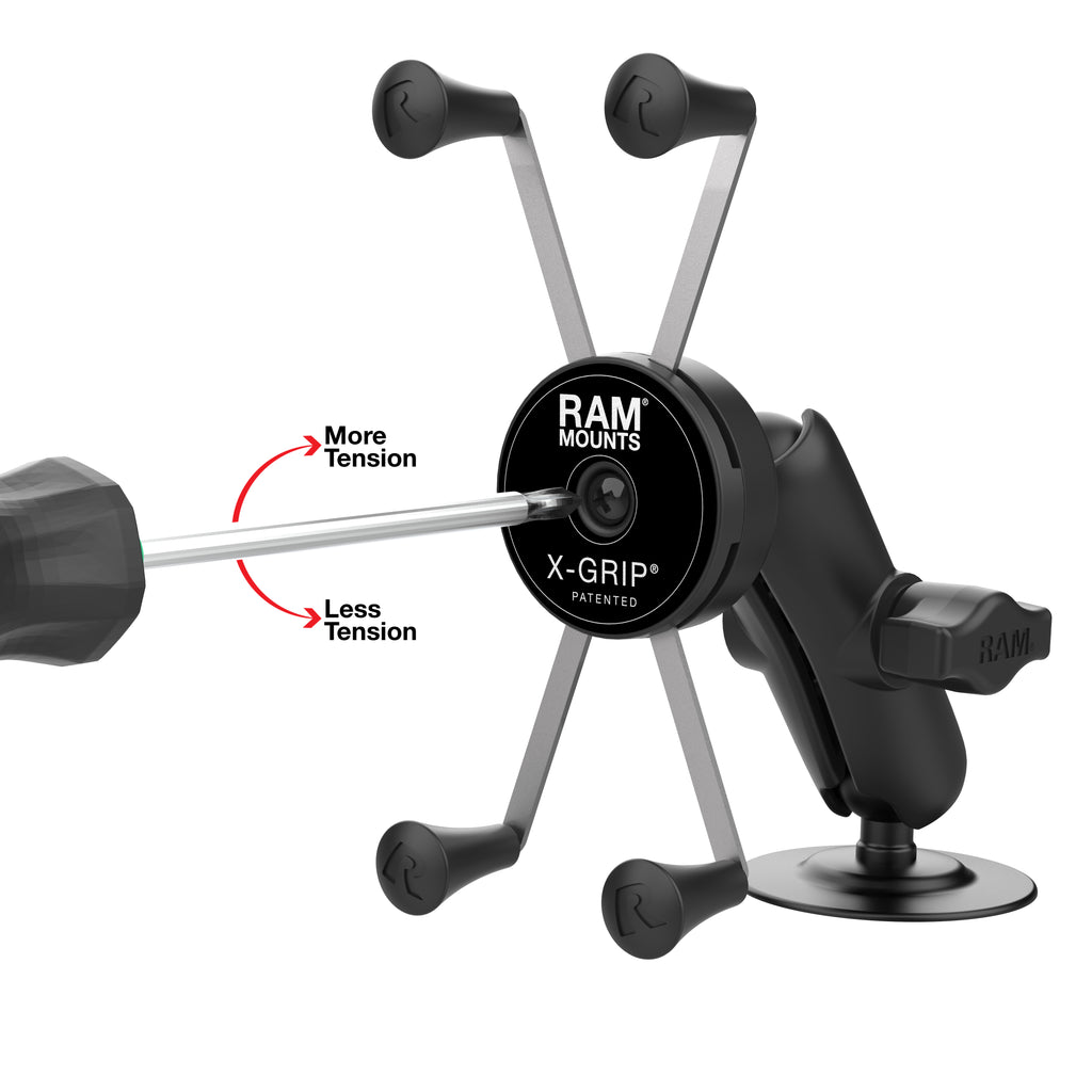 RAM Roterende X-Grip® Grote Telefoonbevestiging met Flexibele Lijmbasis - RAM Mounts RAP-B-378-UN10RU afbeelding 4