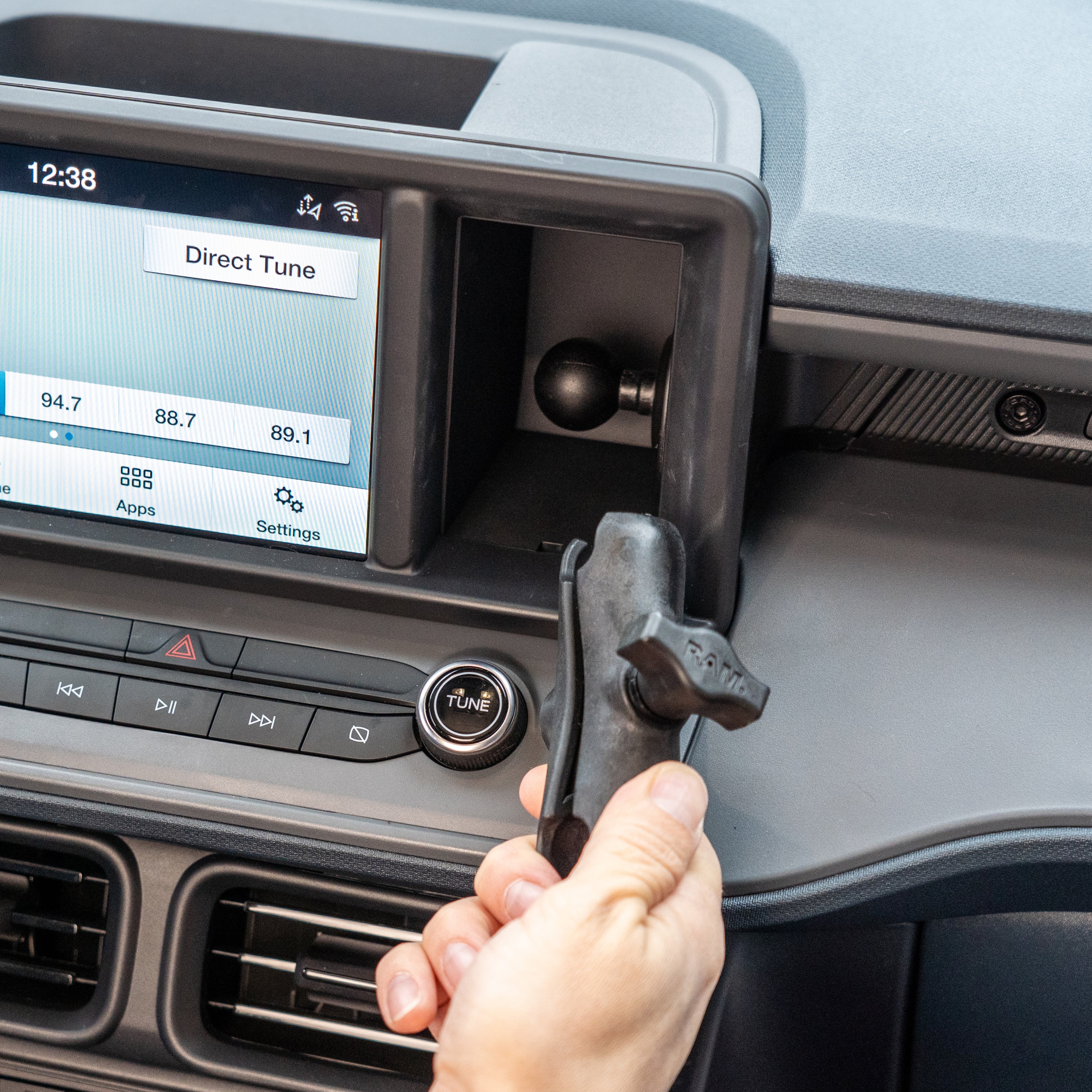 RAM Roterende X-Grip® Grote Telefoonbevestiging met Flexibele Lijmbasis - RAM Mounts RAP-B-378-UN10RU afbeelding 7