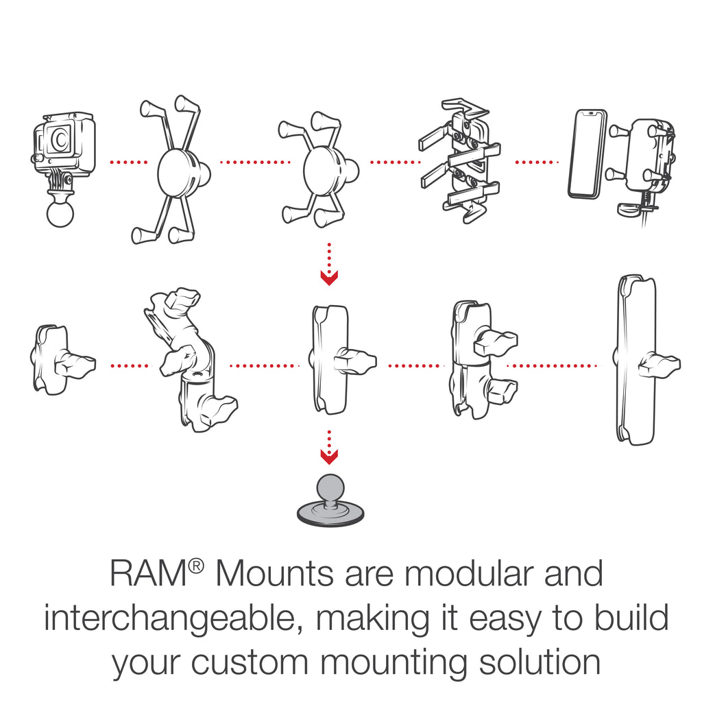 RAM Flexibele Zelfklevende Kogel Basis - RAM Mounts RAP-B-378U afbeelding 5