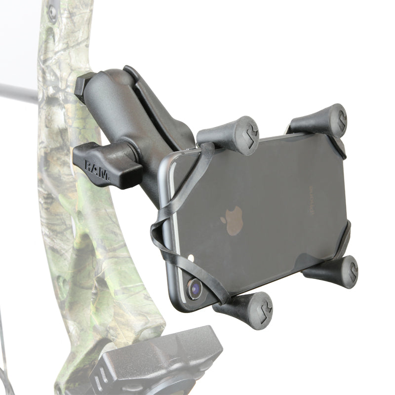 RAM X-Grip telefoonhouder met RAM bow cam base - RAM Mounts RAP-B-379-312437-UN7