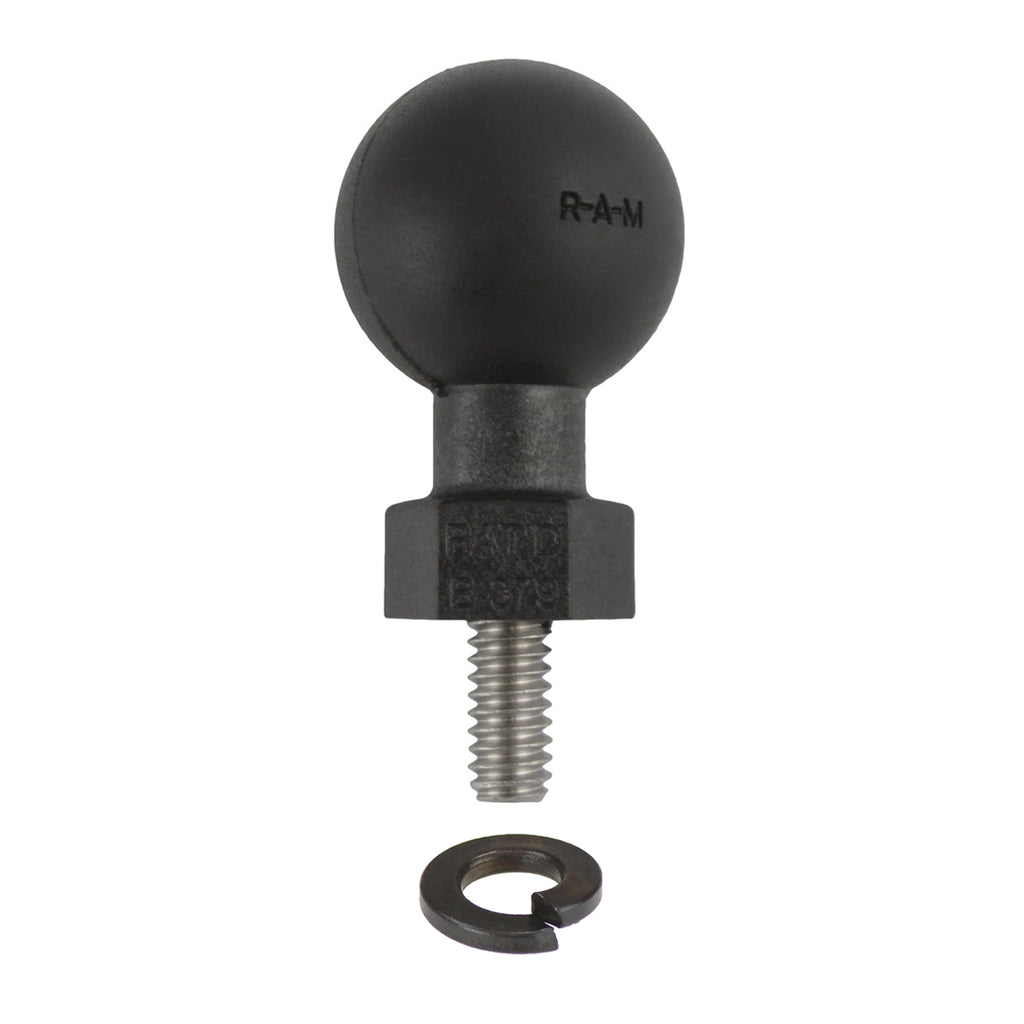 RAM tough ball with 14 20 x 50 schroefdraad bout en borgring - RAM Mounts RAP-B-379U-252050-SLW