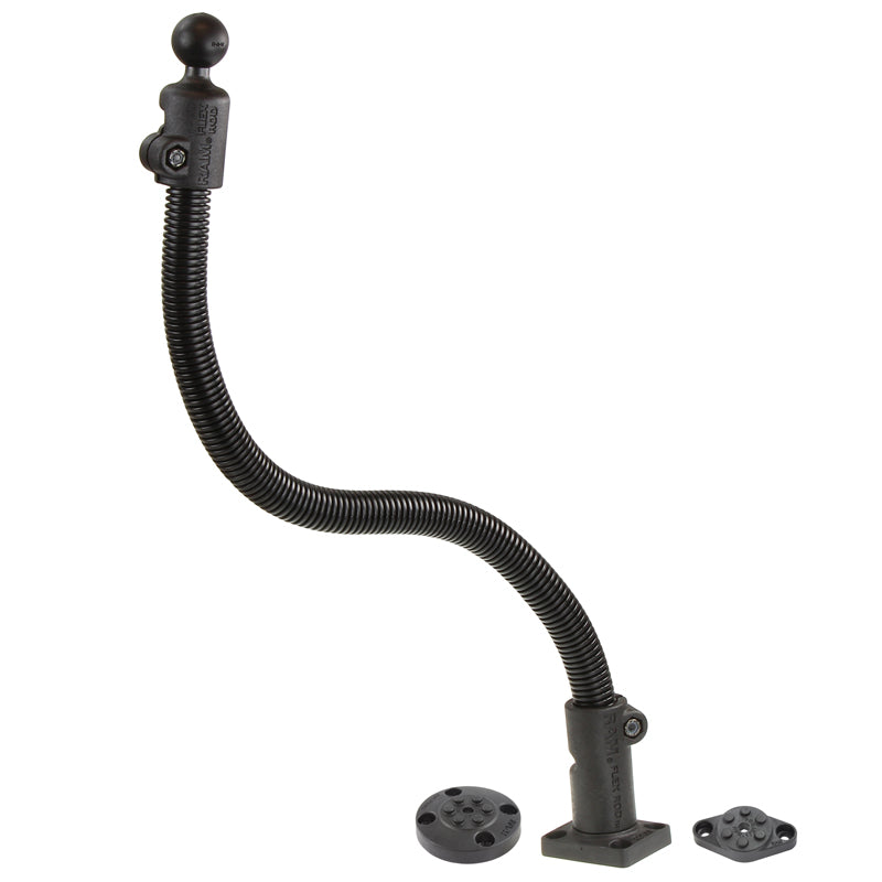 RAM flex rod 18 bal base met RAM pin lock drill down accessoires - RAM Mounts RAP-B-386-18U
