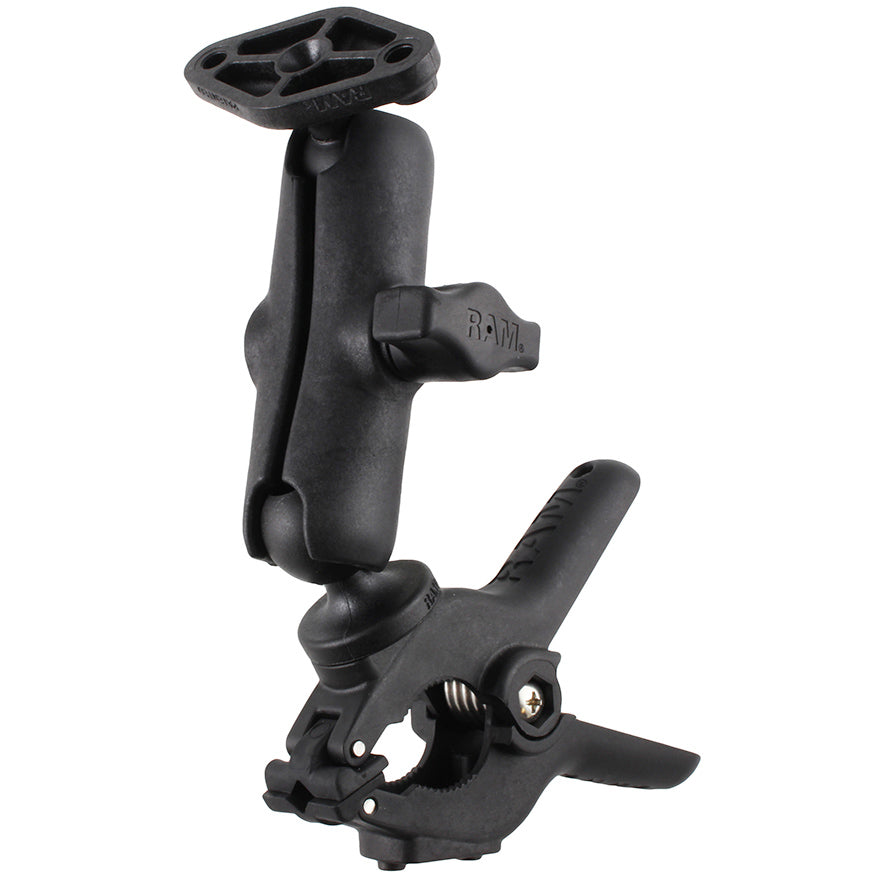 RAM tough clgrote dubbele balbevestiging met diamantplaat - RAM Mounts RAP-B-397-2-238U