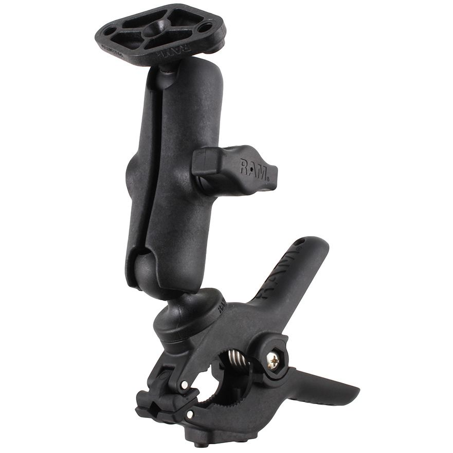 RAM Tough-Clamp™ Grote Dubbele Balbevestiging met Diamantplaat - RAM Mounts RAP-B-397-2-238U afbeelding 1