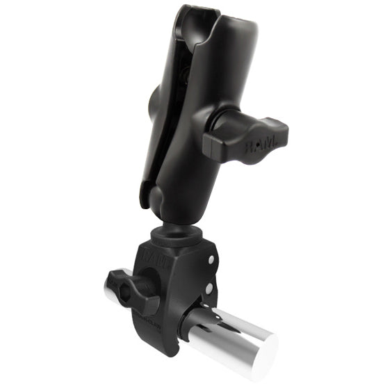 RAM tough claw kleine klem basis met dubbele socket arm medium - RAM Mounts RAP-B-400-201U
