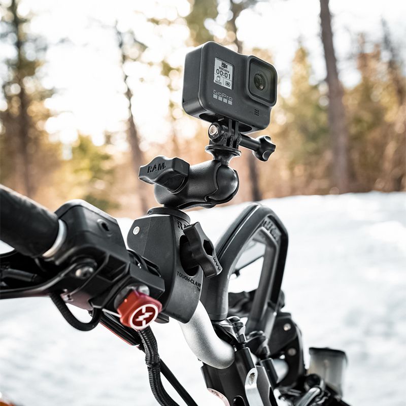 RAM Tough-Claw™ Dubbele Kogel Montage met Universele Actie Camera Adapter - RAM Mounts RAP-B-400-GOP1U afbeelding 5