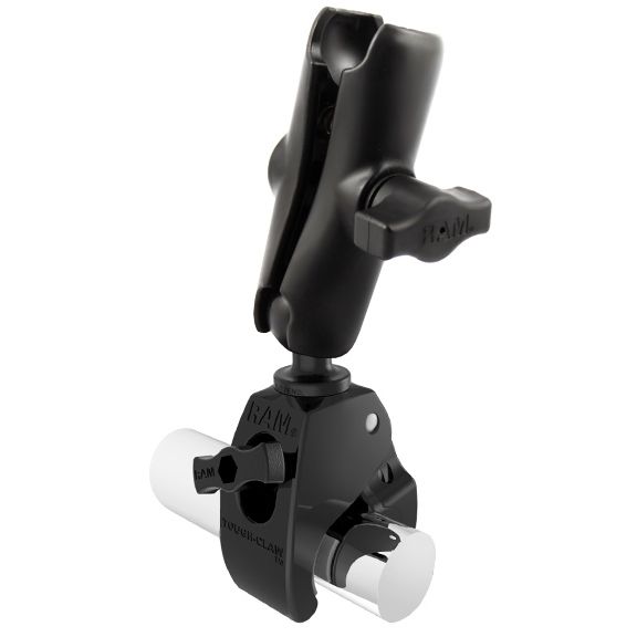 RAM Tough-Claw™ Medium Clamp Base met Dubbele Socket Arm - RAM Mounts RAP-B-404-201U afbeelding 1