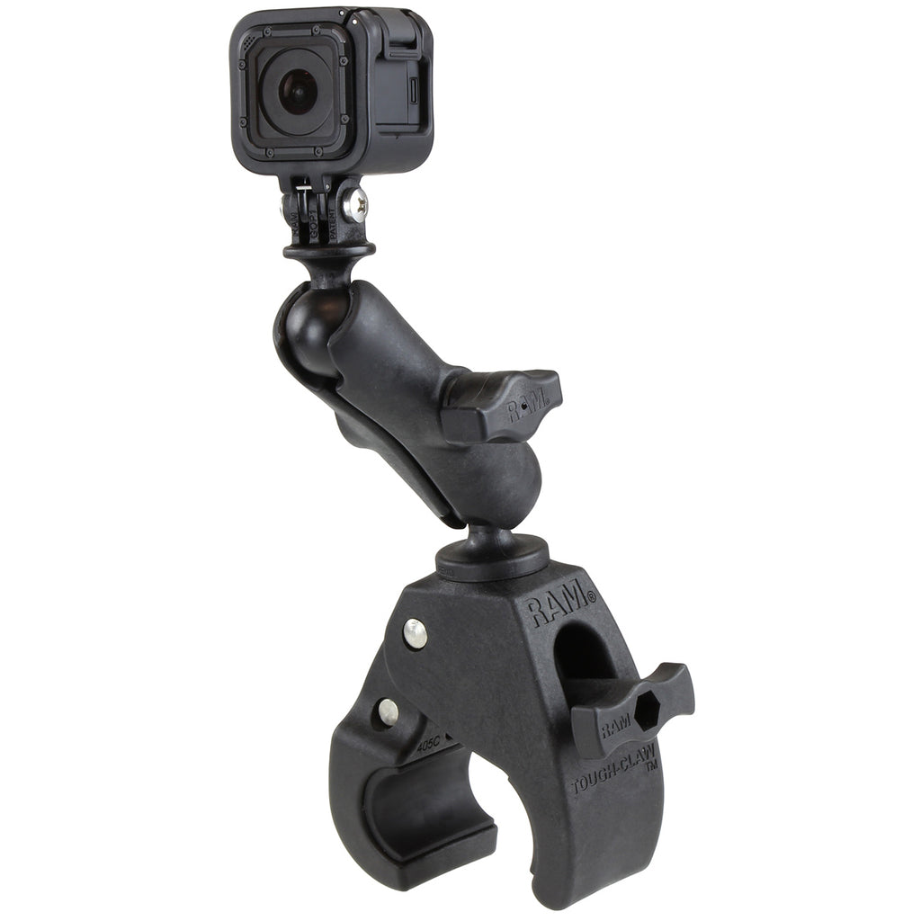 RAM Tough-Claw™ Medium Klem montage met Universele Actiecamera Adapter - RAM Mounts RAP-B-404-GOP1U afbeelding 2