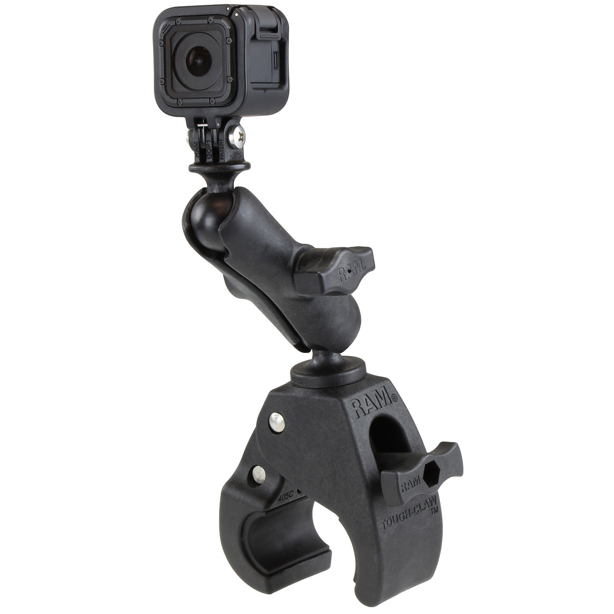 RAM Tough-Claw™ Medium Klem montage met Universele Actiecamera Adapter - RAM Mounts RAP-B-404-GOP1U afbeelding 2