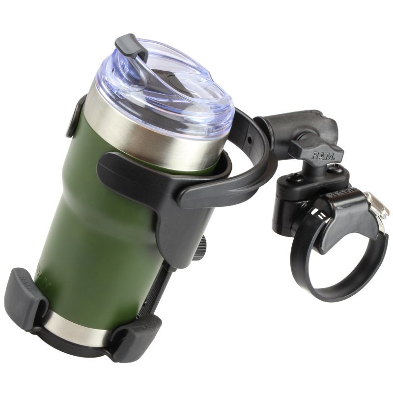 RAM Level Cup™ XL 32oz Drinkhouder met Grote Bandklem Basis - RAM Mounts RAP-B-417-200-1-231Z-2NUBU afbeelding 1