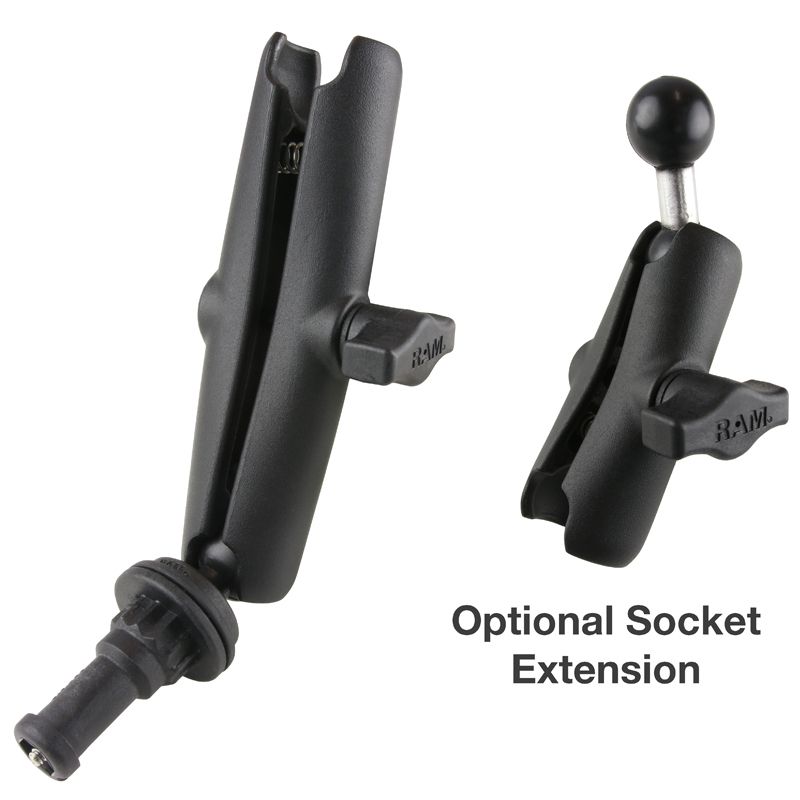 RAM Quick Release Arm Verlenging voor Rolstoel Armsteunen - RAM Mounts RAP-B-419-201-201U-C afbeelding 2
