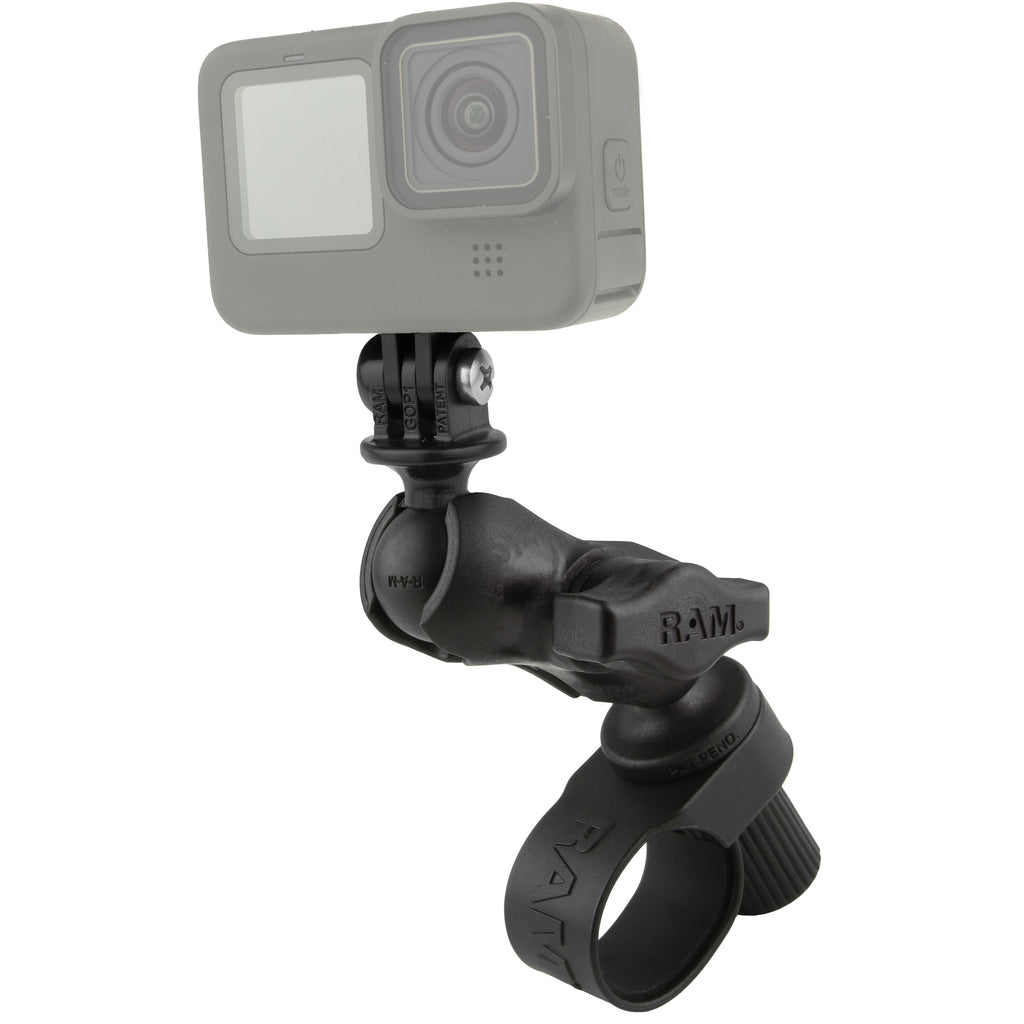 RAM Tough-Strap™ Dubbele Kogel Montage met Universele Actie Camera Adapter - RAM Mounts RAP-B-460-A-GOP1U afbeelding 1