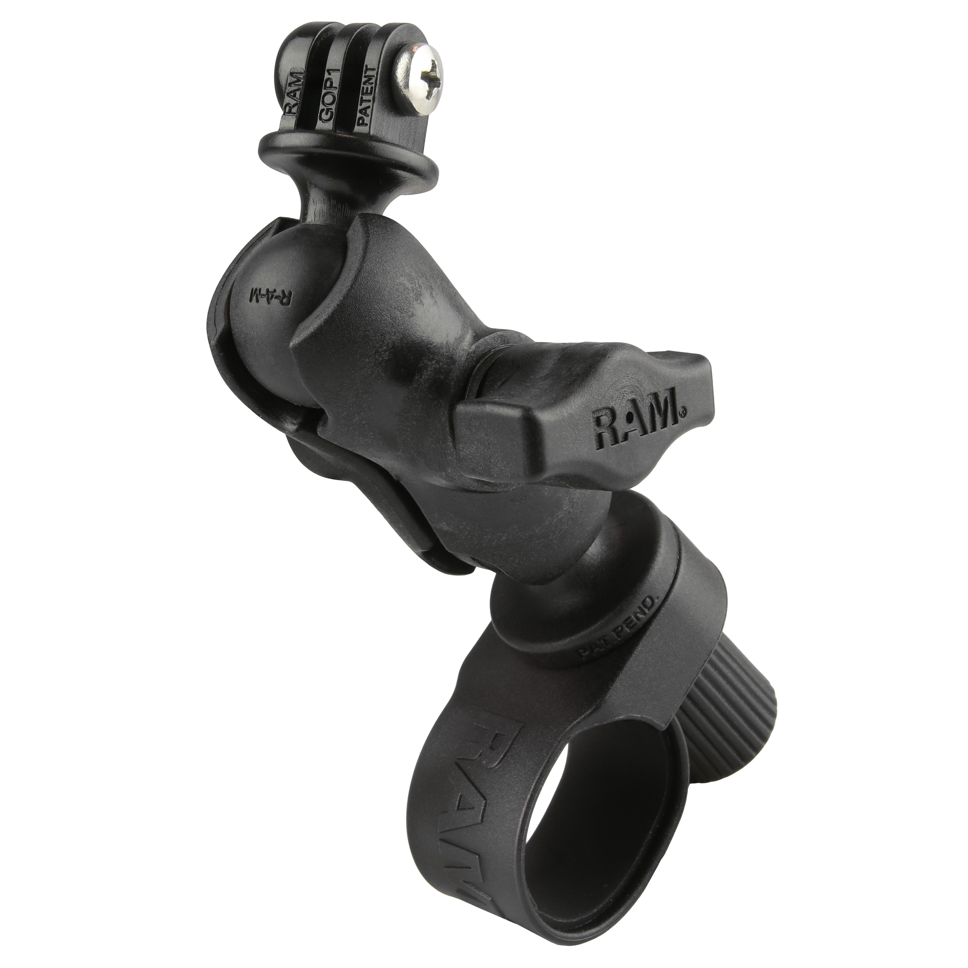 RAM Tough-Strap™ Dubbele Kogel Montage met Universele Actie Camera Adapter - RAM Mounts RAP-B-460-A-GOP1U afbeelding 2