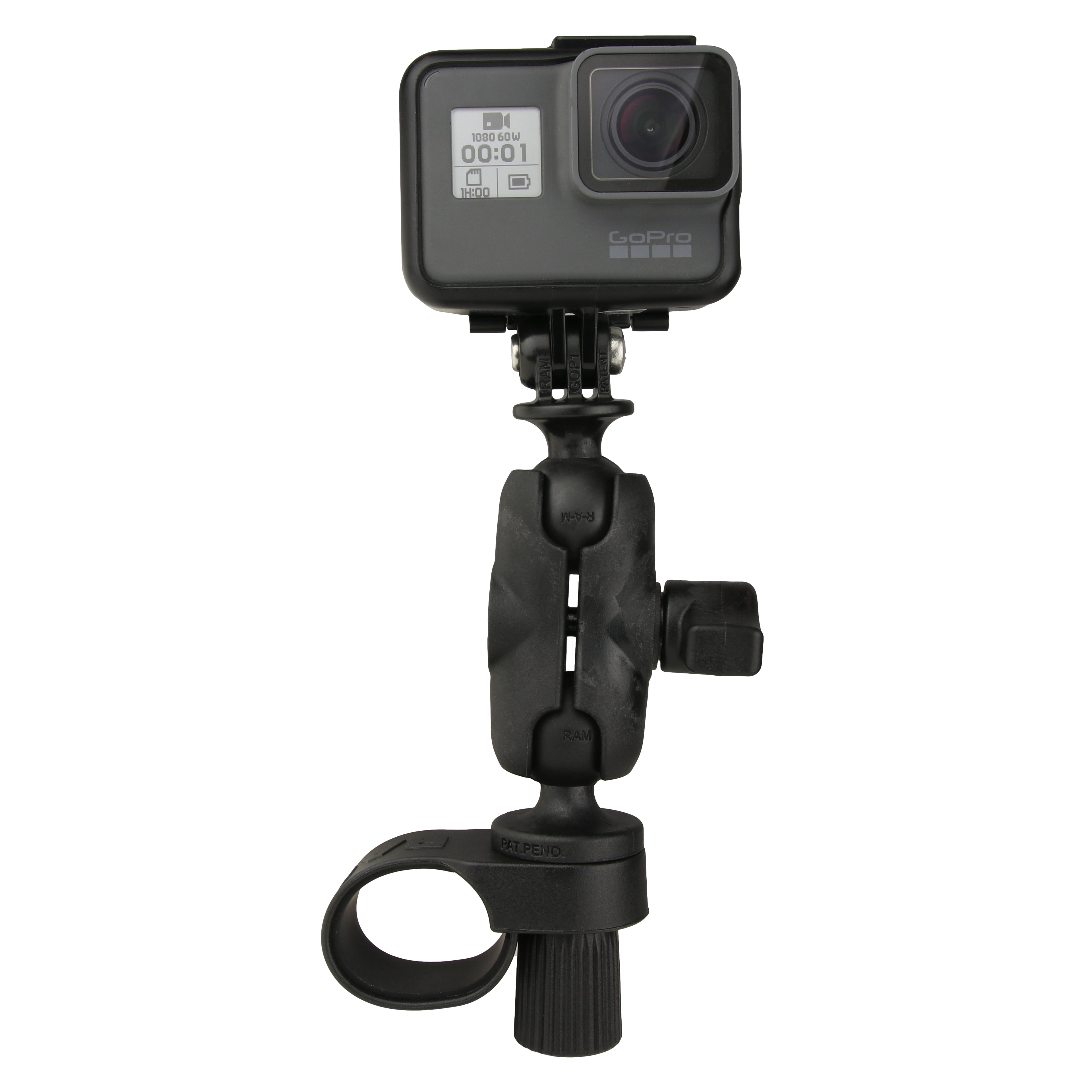 RAM Tough-Strap™ Dubbele Kogel Montage met Universele Actie Camera Adapter - RAM Mounts RAP-B-460-A-GOP1U afbeelding 3