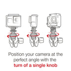 RAM Tough-Strap™ Dubbele Kogel Montage met Universele Actie Camera Adapter - RAM Mounts RAP-B-460-A-GOP1U afbeelding 6