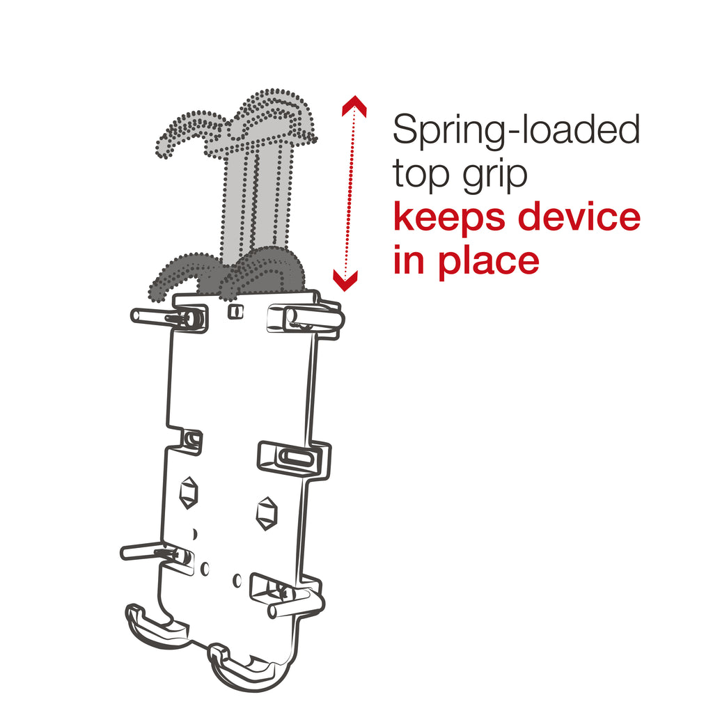 RAM Quick-Grip™ Telefoonhouder met RAM Tough-Strap™ Stuurbasis - RAM Mounts RAP-B-460-A-PD3U afbeelding 3