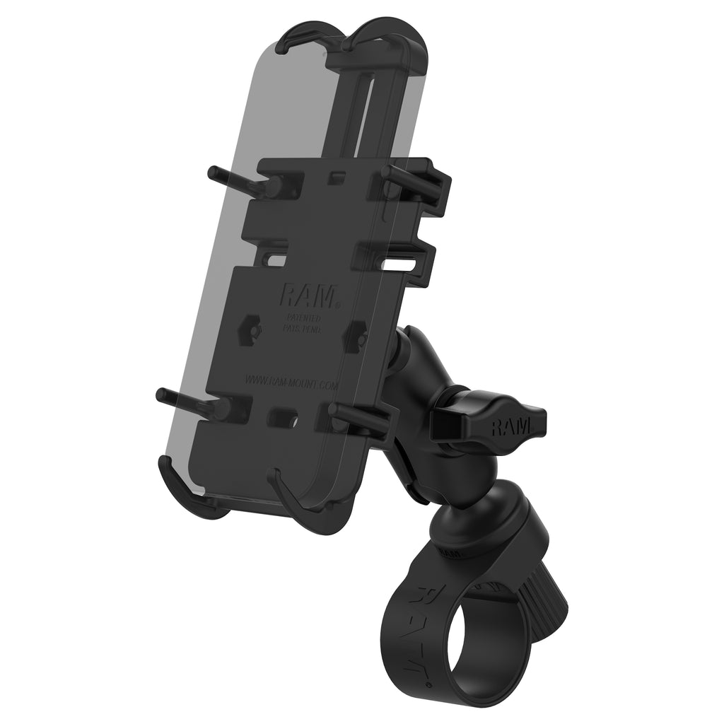 RAM Quick-Grip™ Telefoonhouder met RAM Tough-Strap™ Stuurbasis - RAM Mounts RAP-B-460-A-PD3U afbeelding 1