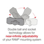 RAM Quick-Grip™ Telefoonhouder met RAM Tough-Strap™ Stuurbasis - RAM Mounts RAP-B-460-A-PD3U afbeelding 11