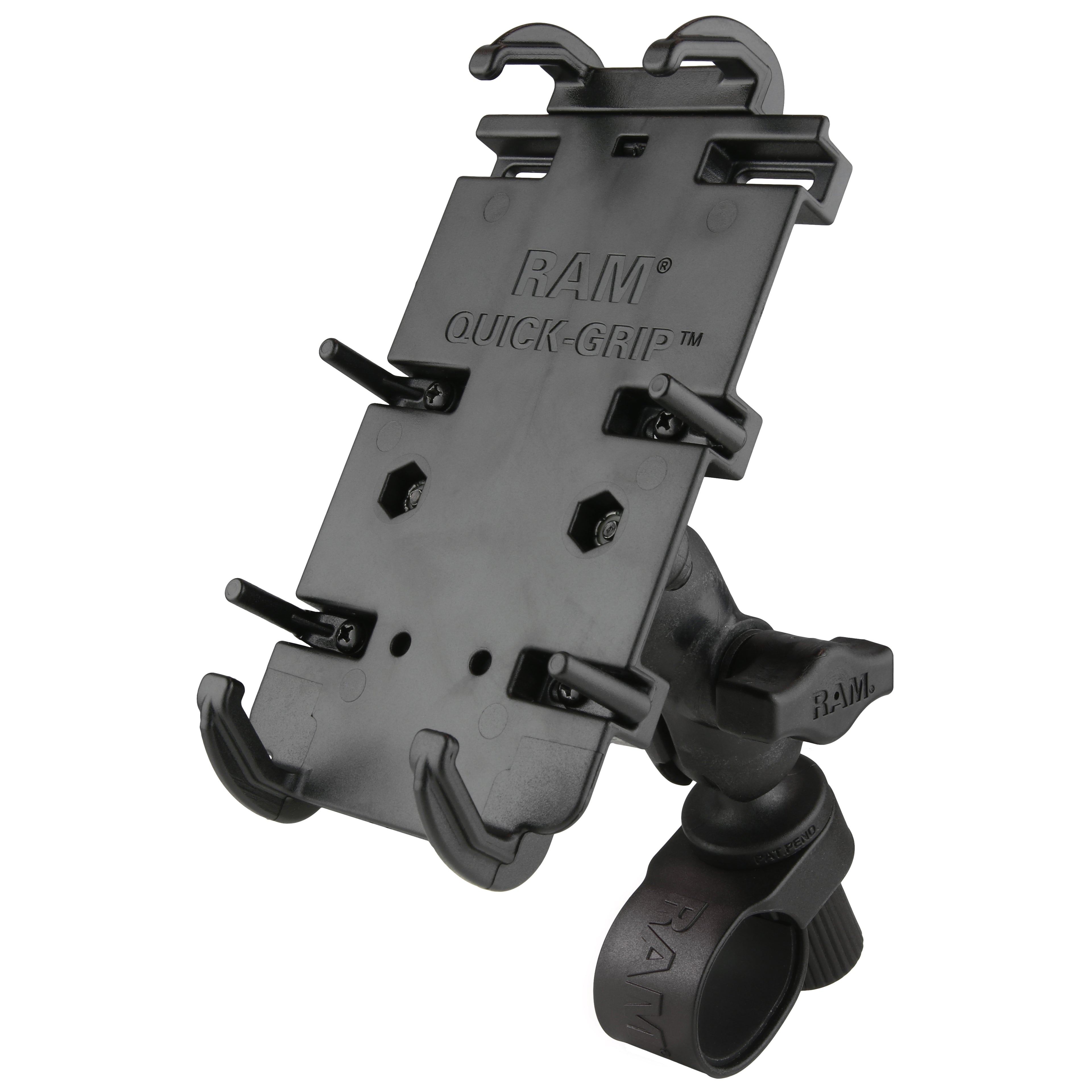 RAM Quick-Grip™ XL Telefoonhouder met RAM Tough-Strap™ Stuurhouder Basis - RAM Mounts RAP-B-460-A-PD4U afbeelding 2