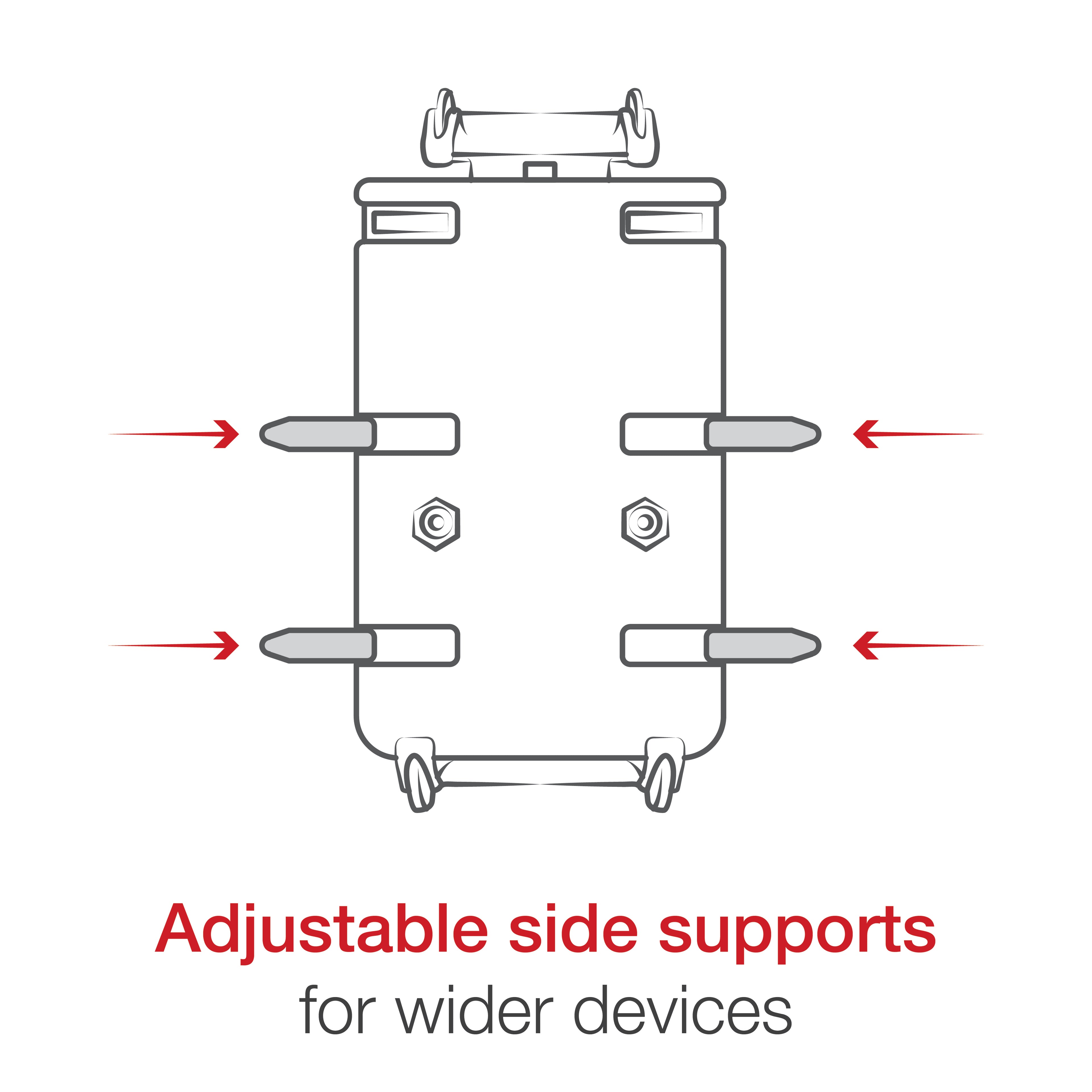 RAM Quick-Grip™ XL Telefoonhouder met RAM Tough-Strap™ Stuurhouder Basis - RAM Mounts RAP-B-460-A-PD4U afbeelding 6