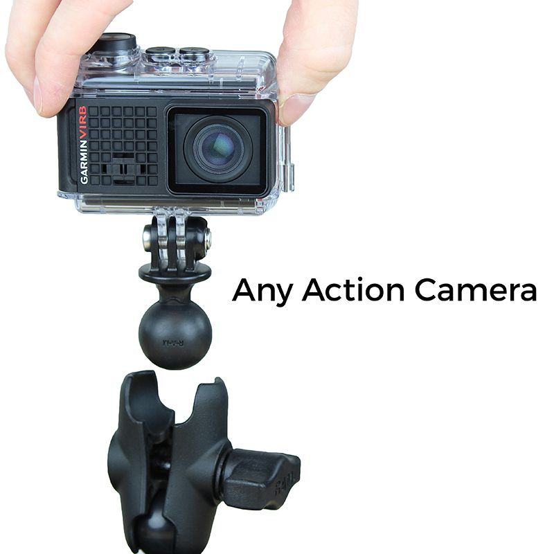 RAM Kogel Adapter voor GoPro® Basis met Universele Actie Camera Adapter - RAM Mounts RAP-B-GOP2-A-GOP1U afbeelding 2