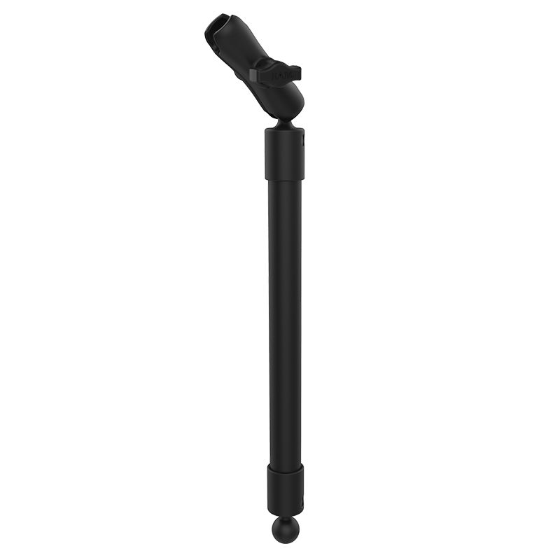 RAM 18" PVC pijpverlenging met bal einden & dubbele socketarm - RAM Mounts RAP-BB-230-18-201U afbeelding 1