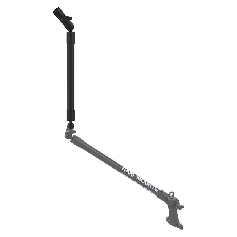 RAM 18" PVC pijpverlenging met bal einden & dubbele socketarm - RAM Mounts RAP-BB-230-18-201U afbeelding 2
