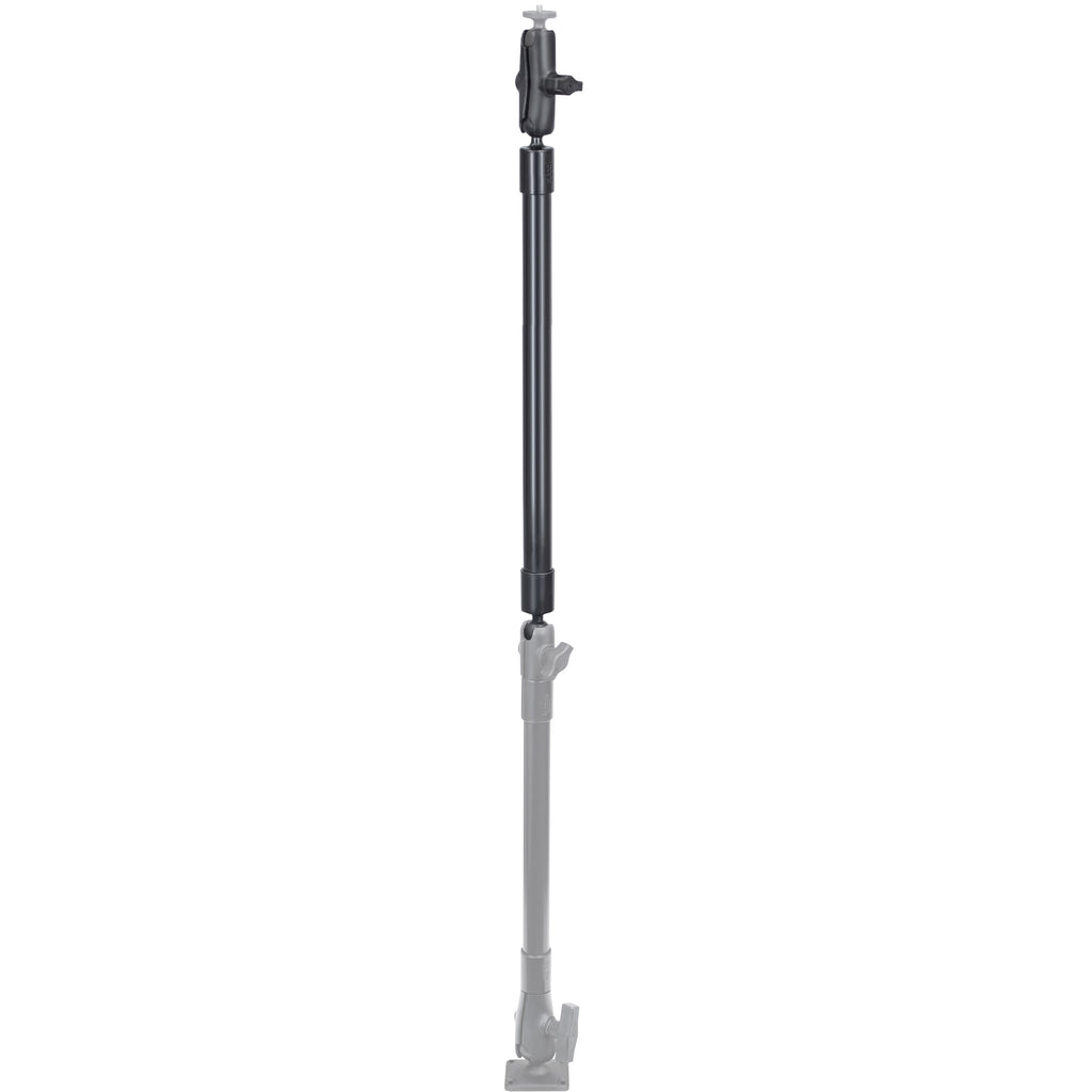 RAM 24" PVC-buispers met baluiteinden en dubbel socketarm - RAM Mounts RAP-BB-230-24-201U afbeelding 2