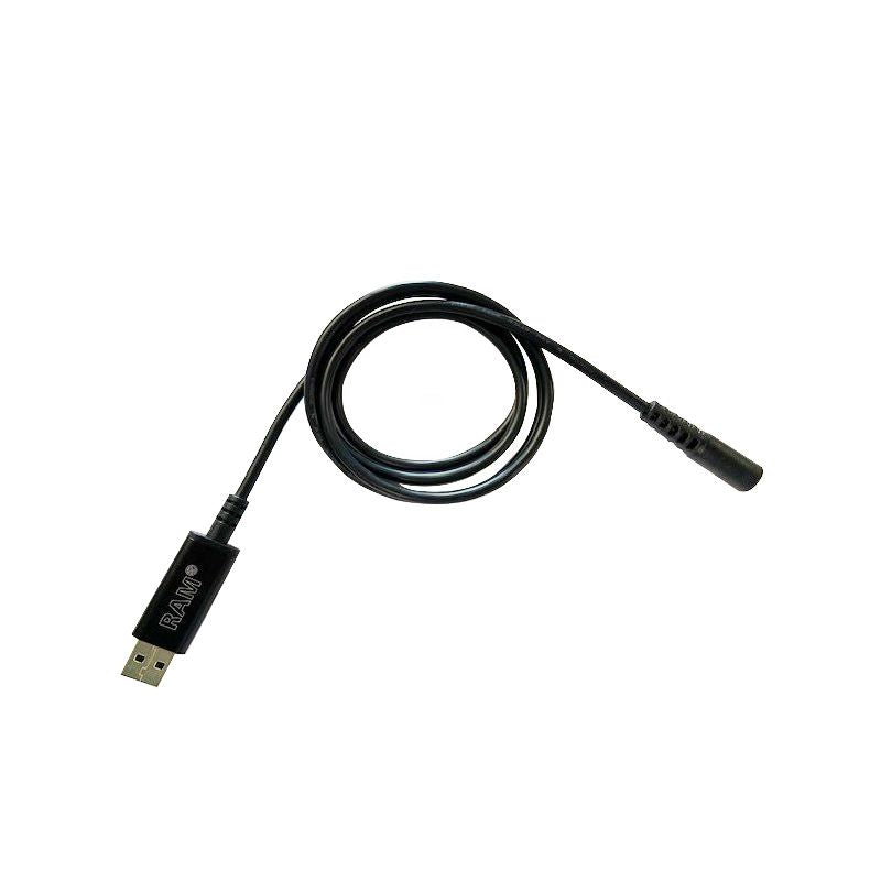 RAM Audio Adapter Kabel - 3,5 mm Vrouwelijke Connector naar USB Type A Male - RAM Mounts RAP-CAB-USBA-AUD35U afbeelding 1