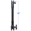 RAM 14 pvc pijpverlenging met b maat c maat socketarmen - RAM Mounts RAP-CB-201-14U