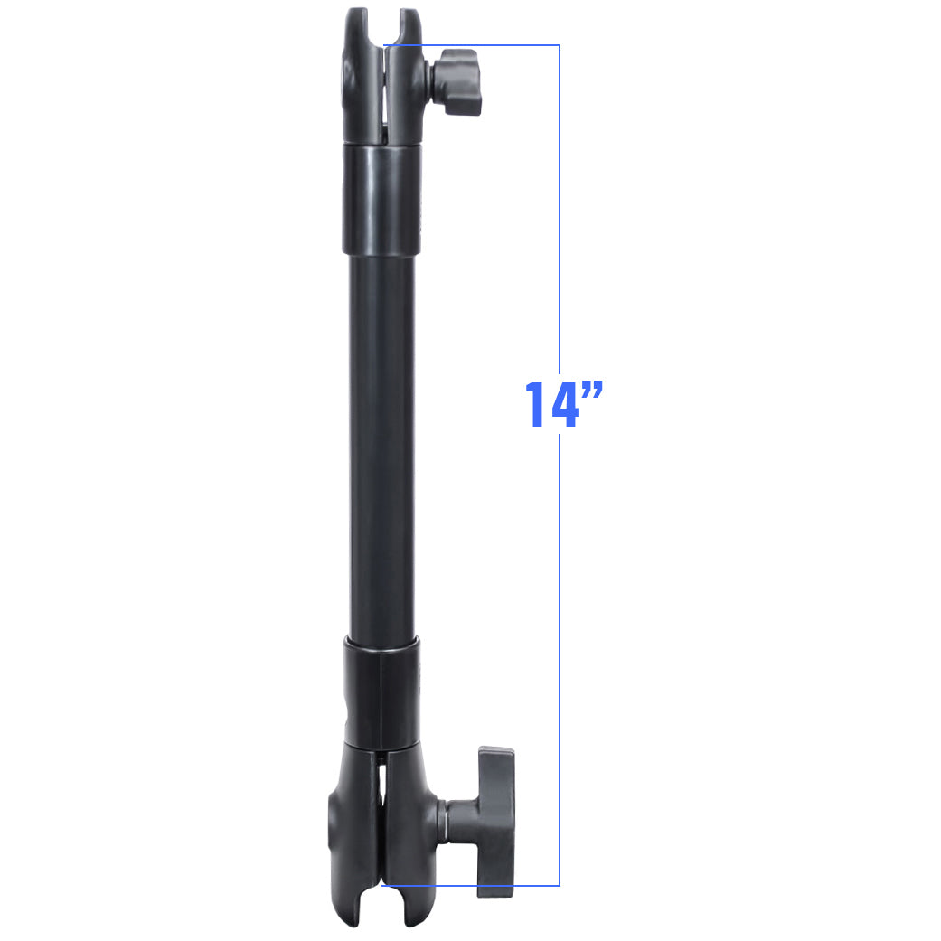 RAM 14" PVC pijpverlenging met B-maat & C-maat socketarmen - RAM Mounts RAP-CB-201-14U afbeelding 1