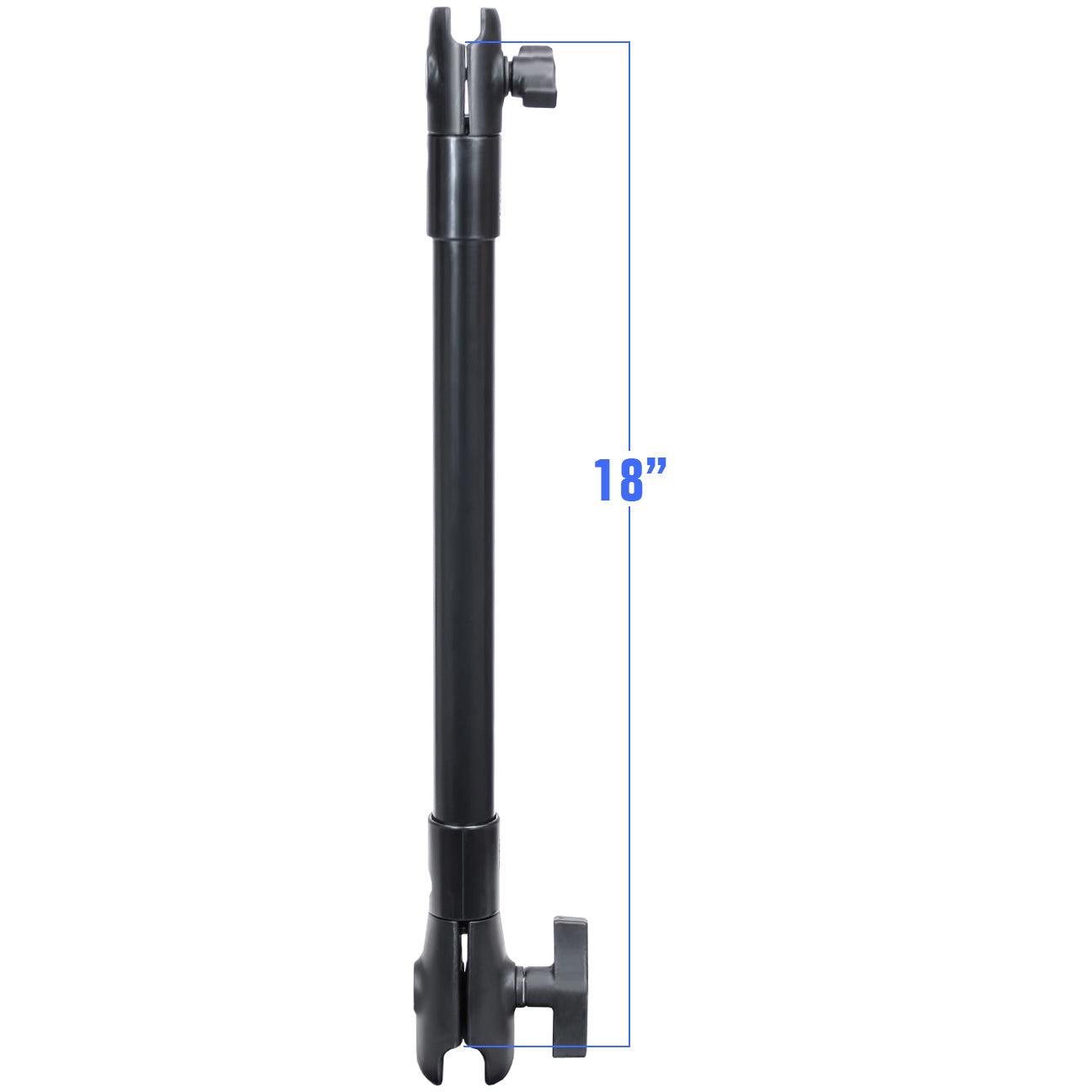 RAM 18" PVC-buispers met B-maat & C-maat socketarmen - RAM Mounts RAP-CB-201-18U afbeelding 1