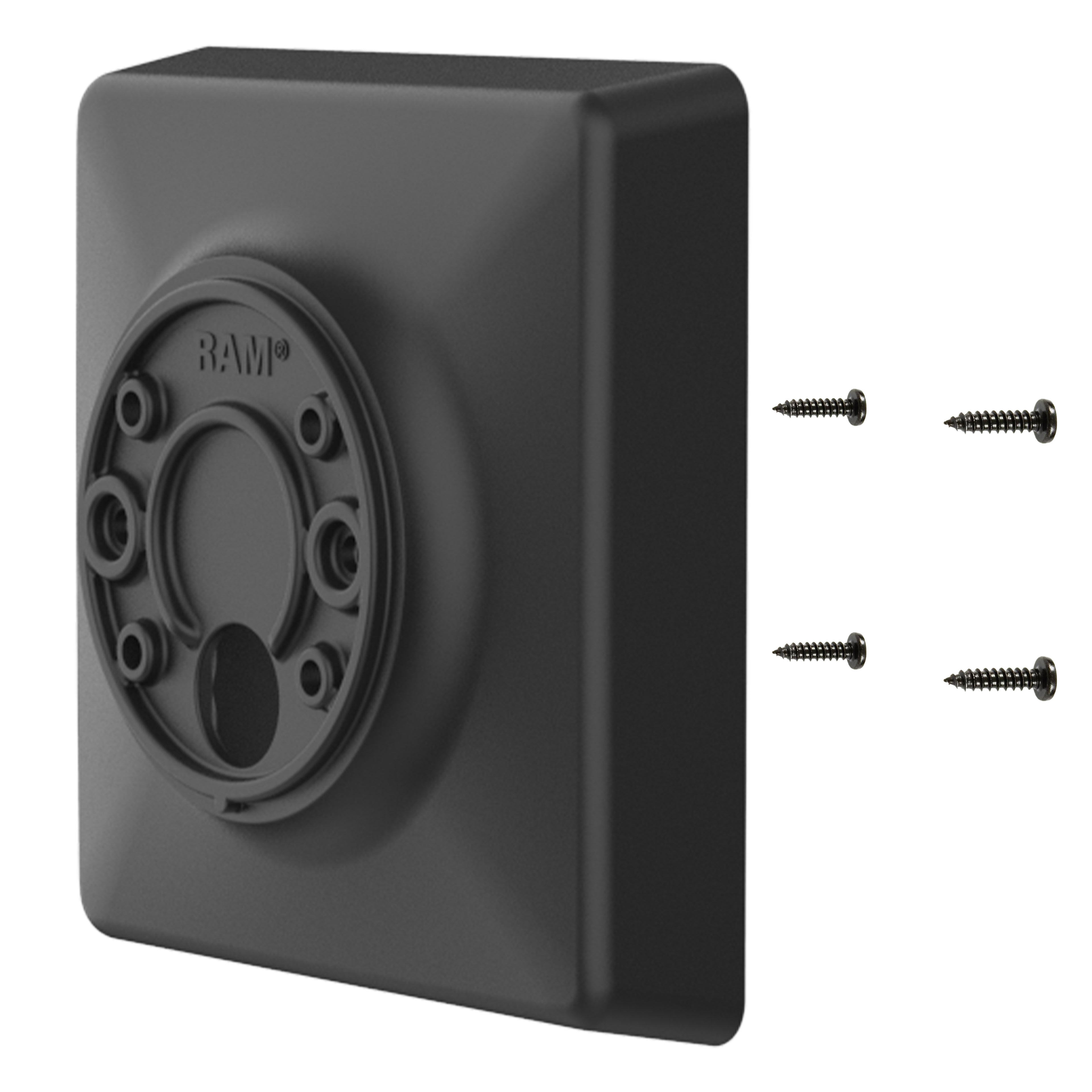 RAM 100mm & 75mm VESA naar AMPS gatpatroon adapterplaat - RAM Mounts RAP-DOCK-D10VU afbeelding 1