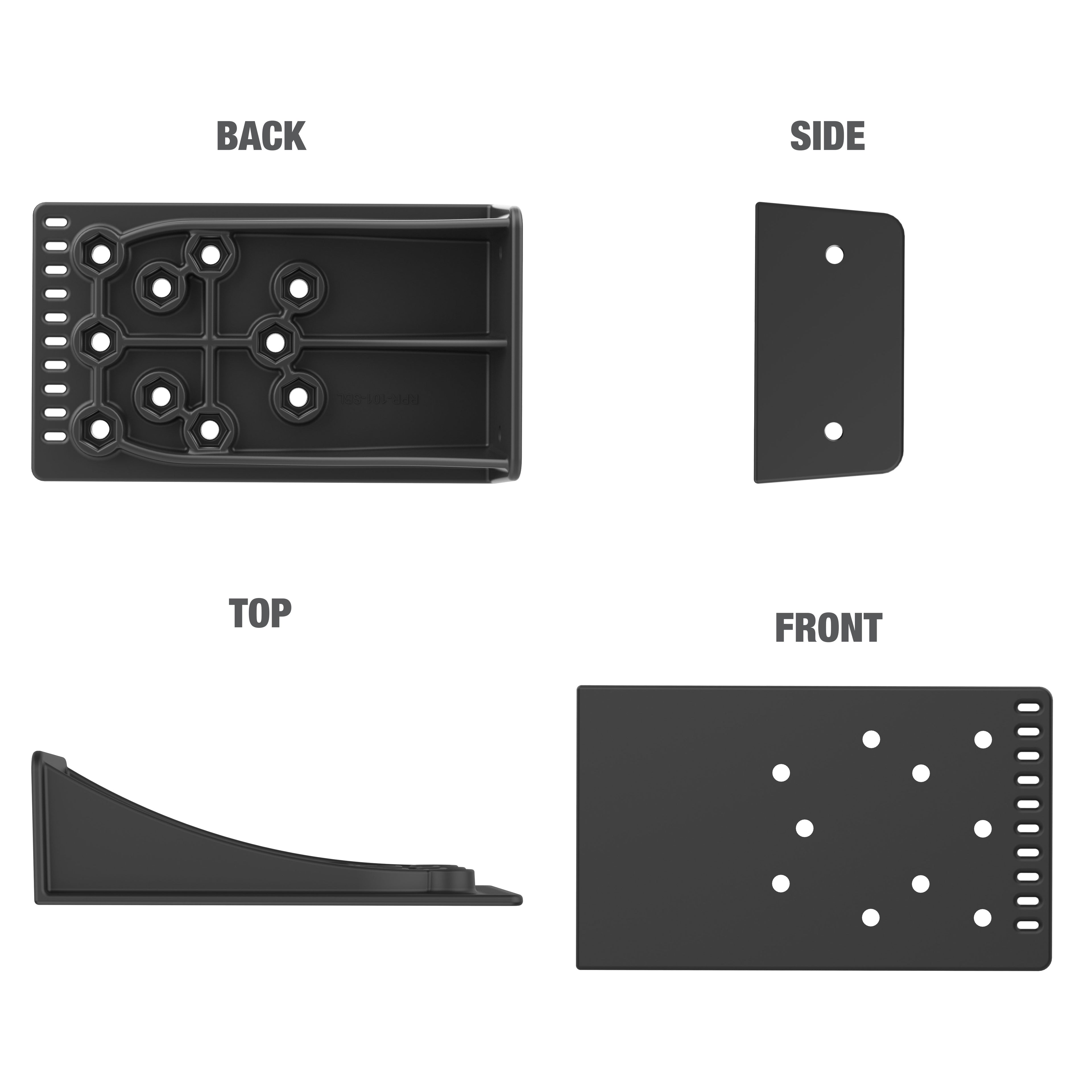 RAM Grote Accessoire Beugel voor Zijkant Voertuigdocks - RAM Mounts RAP-DOCK-SBLU afbeelding 3