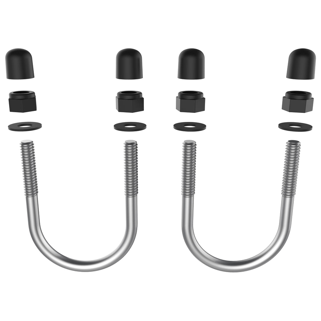 RAM u bout hardware voor RAM tough track 125 15 rails - RAM Mounts RAP-HAR-TRACK-B-15U