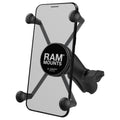 RAM X-Grip grote telefoonhouder met composite dubbele socket arm - RAM Mounts RAP-HOL-UN10B-201U