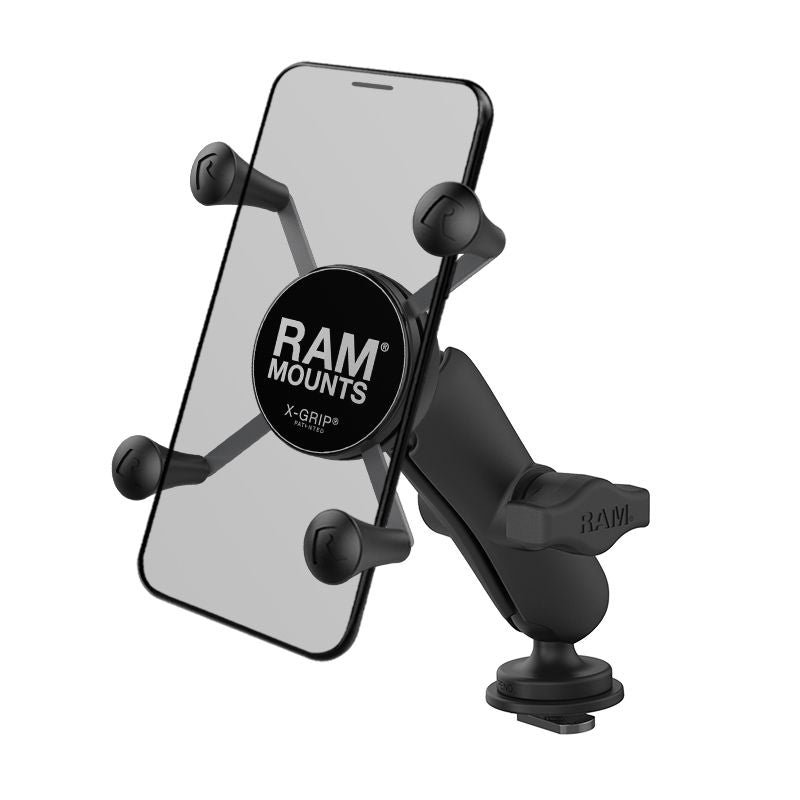 RAM X-Grip® telefoonhouder met RAM Track Kogel™ Base - Medium - RAM Mounts RAP-HOL-UN7B-354-TRA1U afbeelding 1